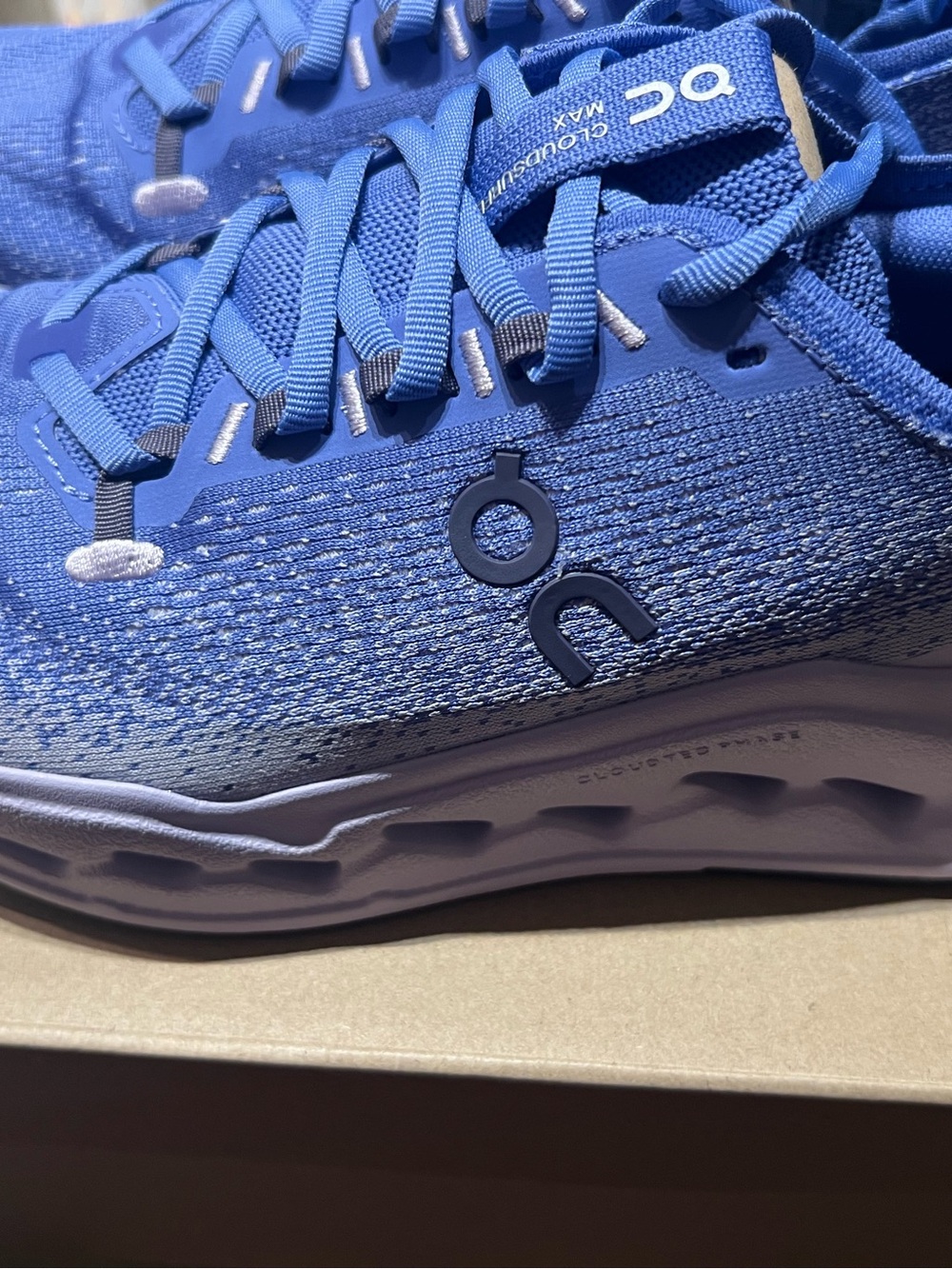 On Cloudsurfer Max Women's Athletic Shoes — Blue - Picture 2 of 3